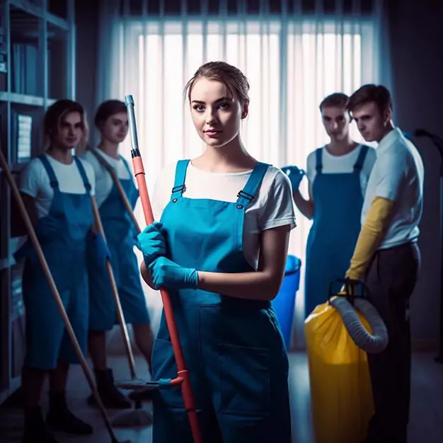 cleaning-team-work